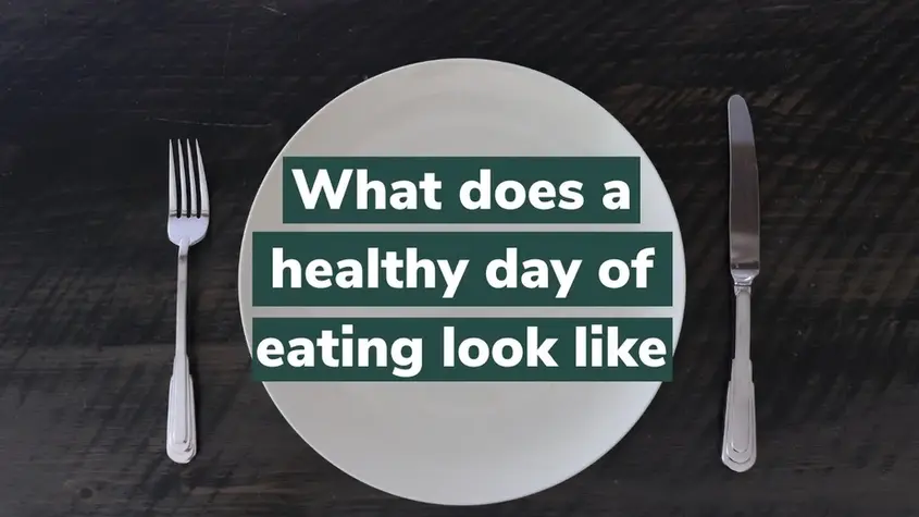 What does a healthy day of eating look like